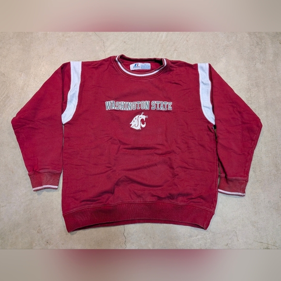 Russell Athletic Other - VTG Russell Athletic Washington State Maroon Crewneck Sweater Men's L Red